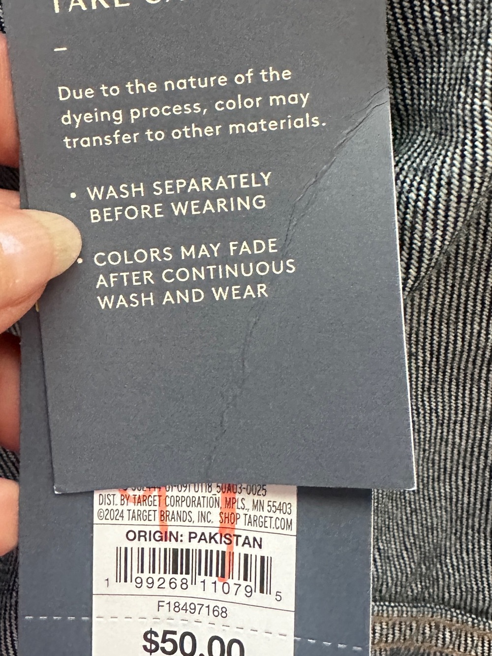 Universal Thread Dark Blue Denim Drawstring Jacket - Picture 6 of 11